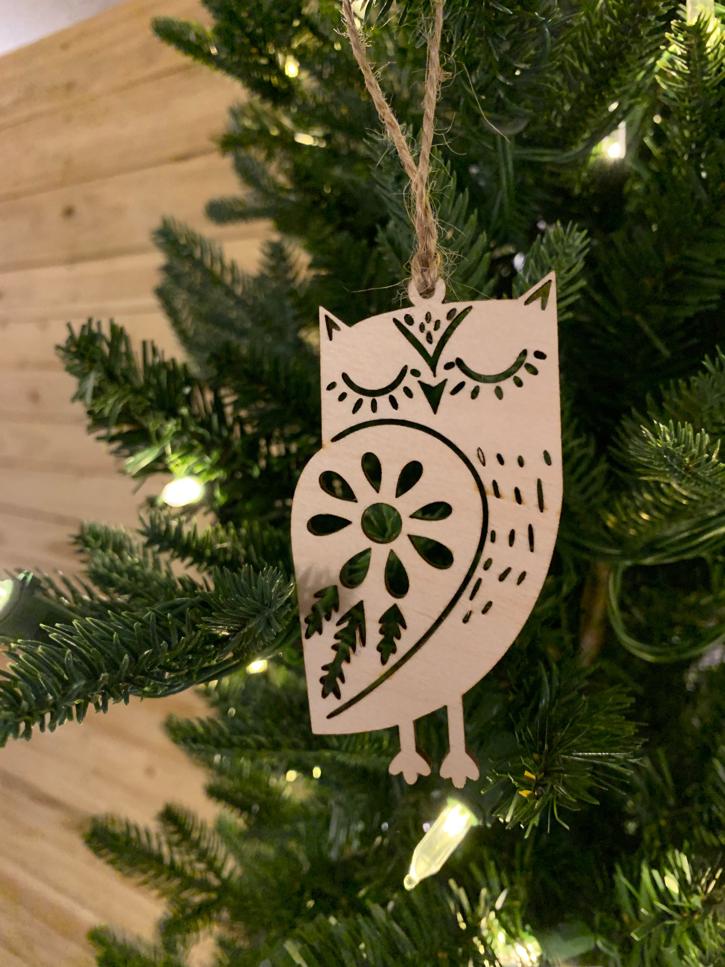 Bear, Owl, Bunny Ornaments (3-pack)